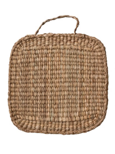 Hand-Woven Bankuan Trivet w/Handle-Lg