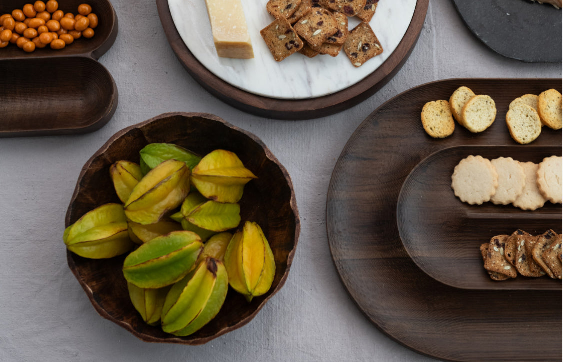 Oval Mango Wood Serving Dish