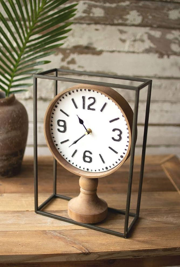 Wood/Metal clock