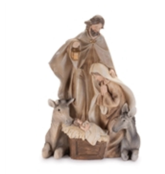 11” Holy Family w/ Animals