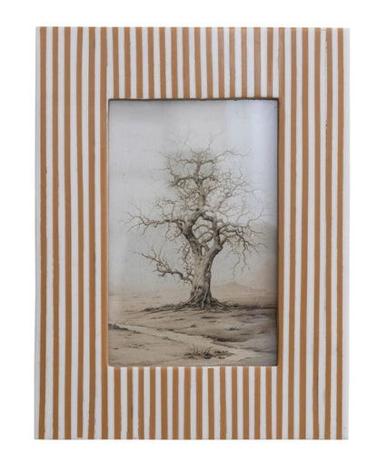 Resin Striped Framed