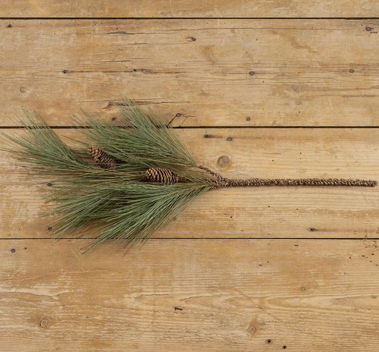 29” River Pine Spray w/Cones