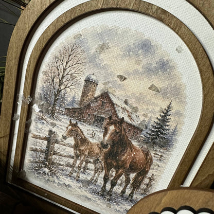 It Is Well Winter Horses | Coordinating Set