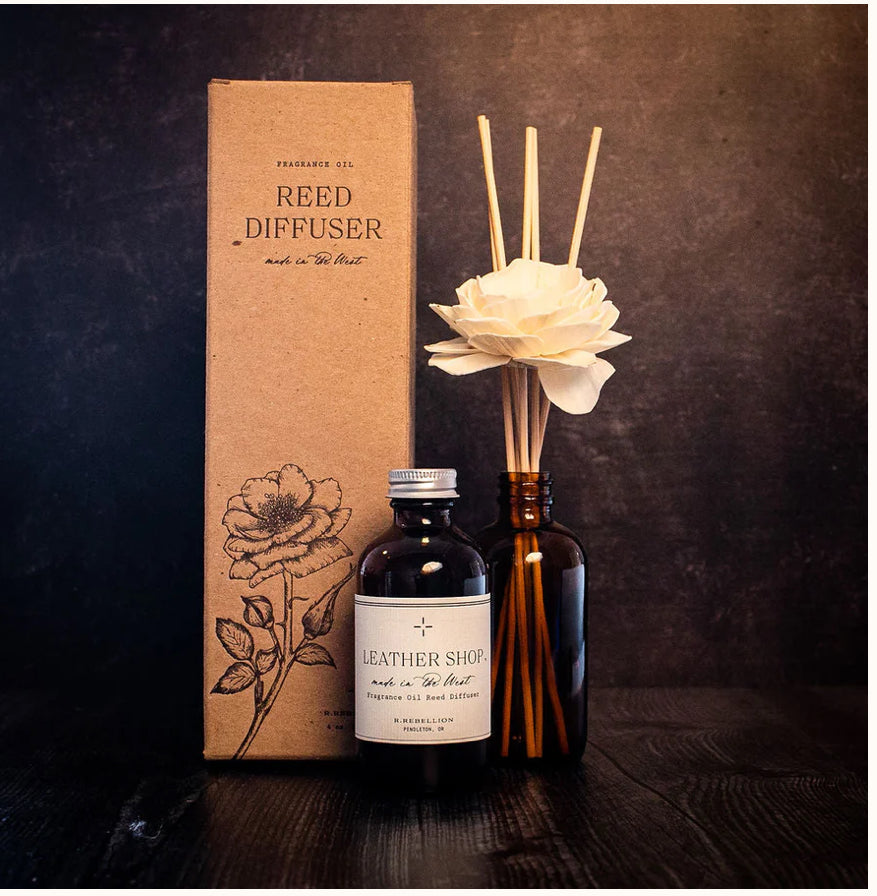 “Leather Shop” Reed Diffuser