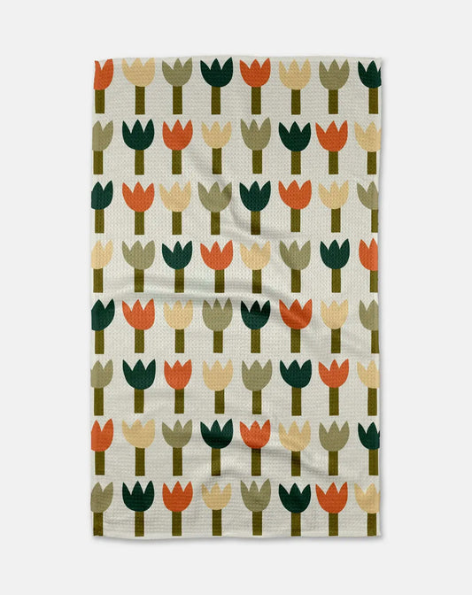 Tulip Row Tea Towel