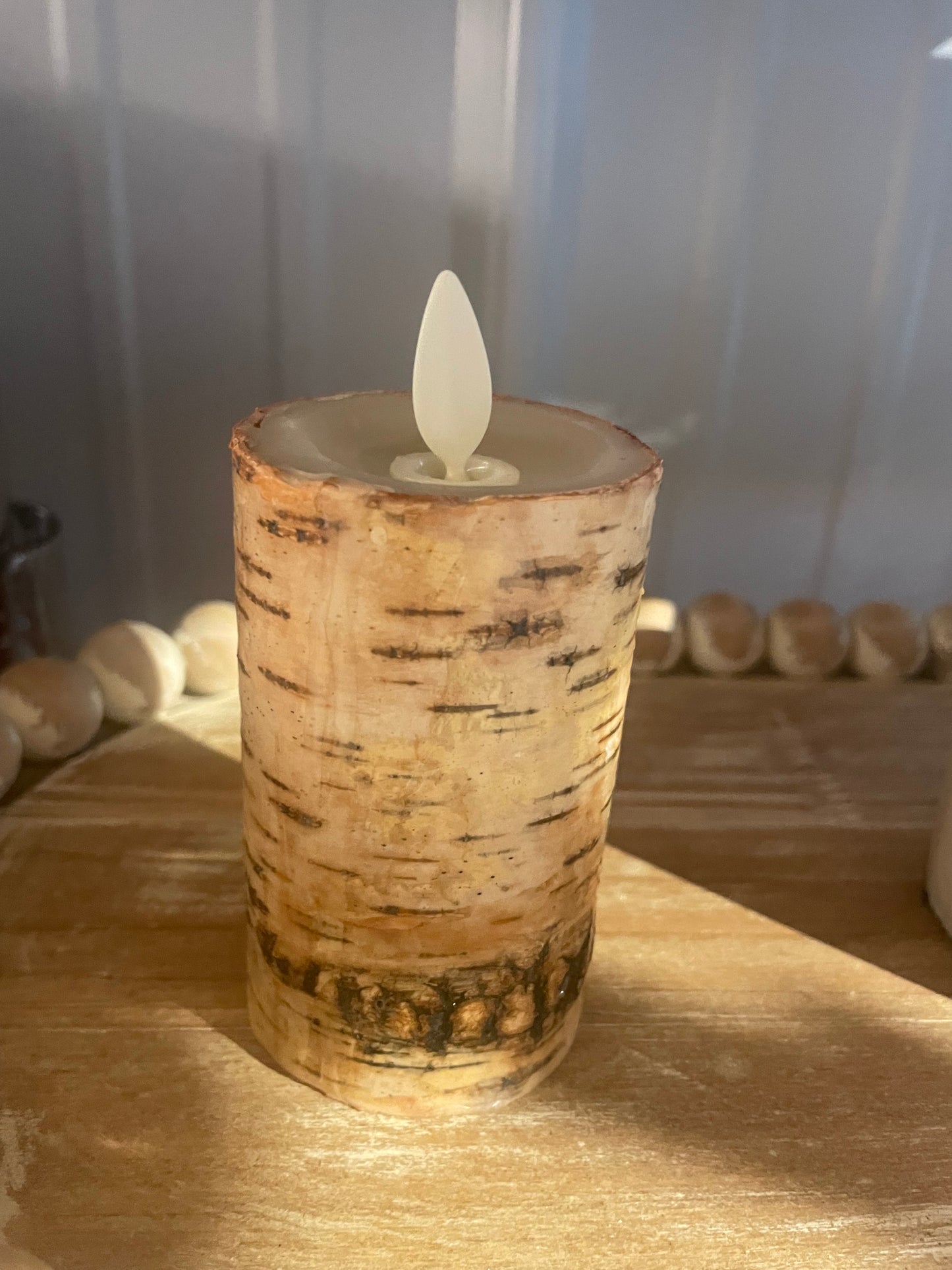 Birch Moving Flame Candle