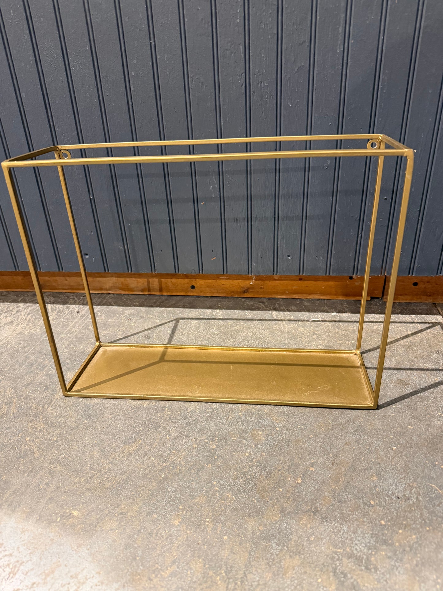 Gold Open Box Shelf