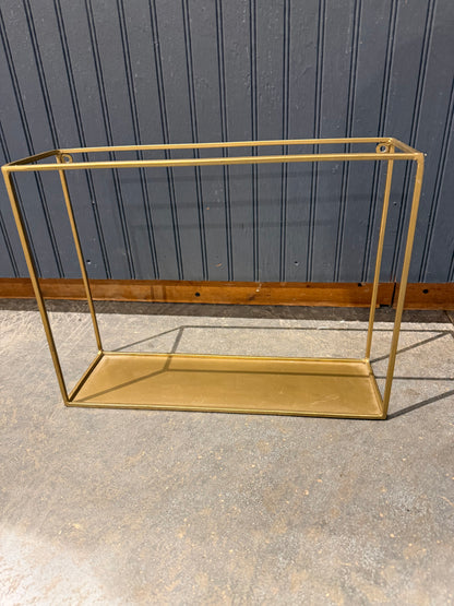 Gold Open Box Shelf