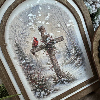 Cardinal Cross of Hope | Coordinating Set