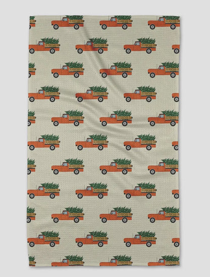 Christmas Ride Tea Towel