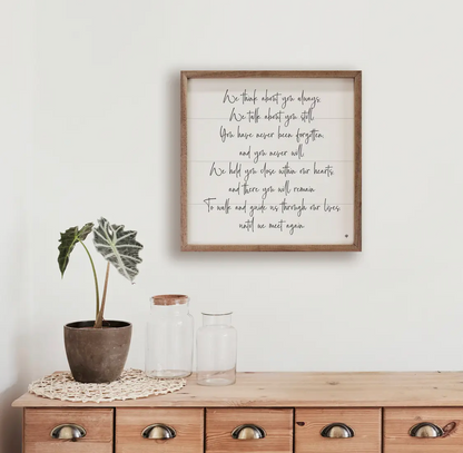 4” x 4” Until We Meet Again Print
