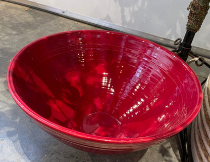 Large Red Bowl