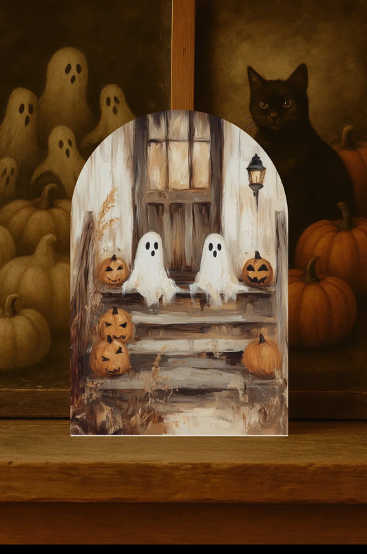 Ghost Porch Arch Sign