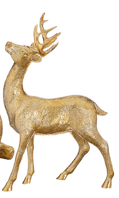 Resin Gold Deer