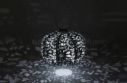 Stella Square Sunflower 11” Solar Lantern-Sage