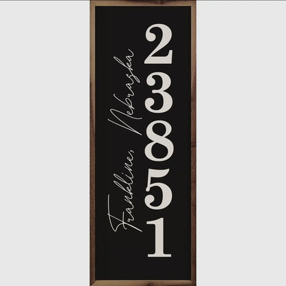 Personalized Zip/City, Sioux Center, IA 51250-Blk