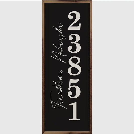 Personalized Zip/City, Sioux Center, IA 51250-Blk