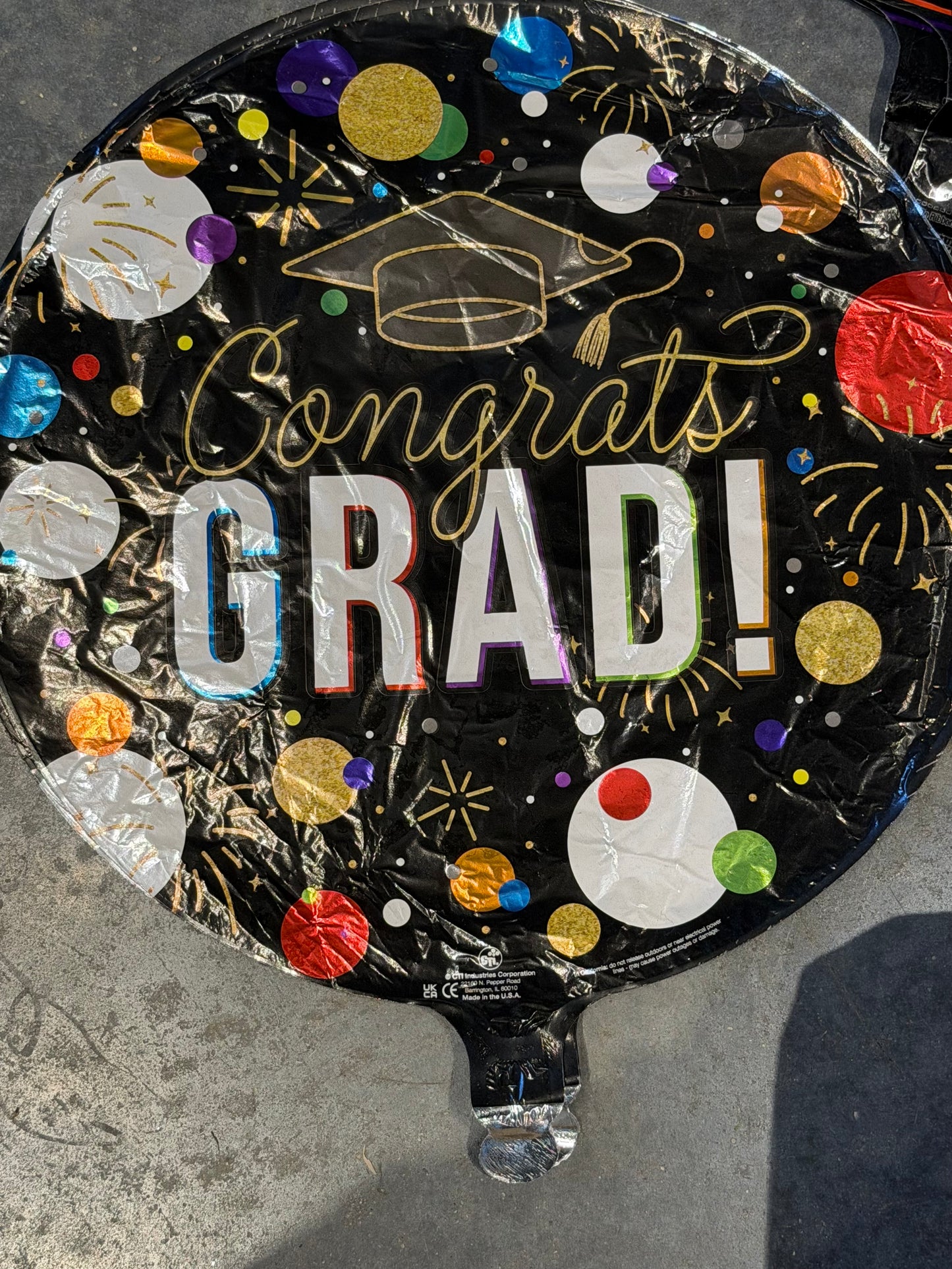 18” Congrats Grad Mylar Balloon