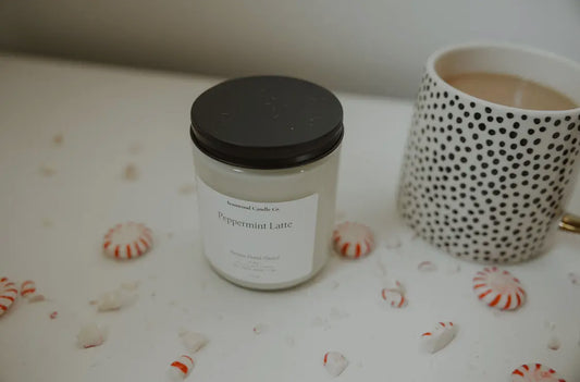 Peppermint Latte Candle-7.5oz