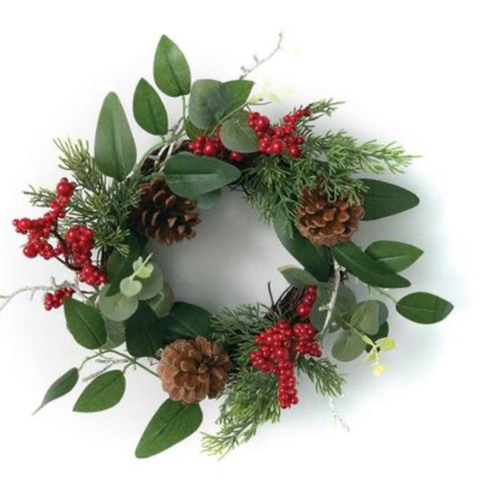 Pine & Berry Accent Wreath