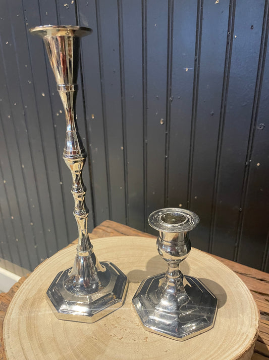 Antique Silver Candlestick-sm