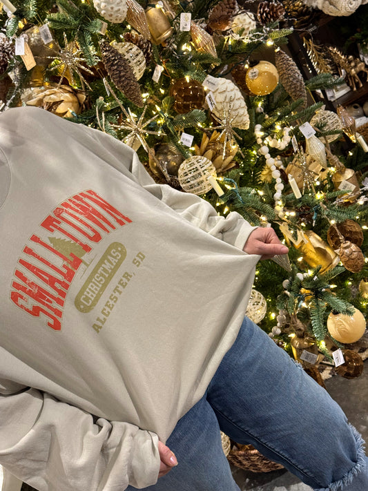 Small Town Christmas Tree Personalized Crew