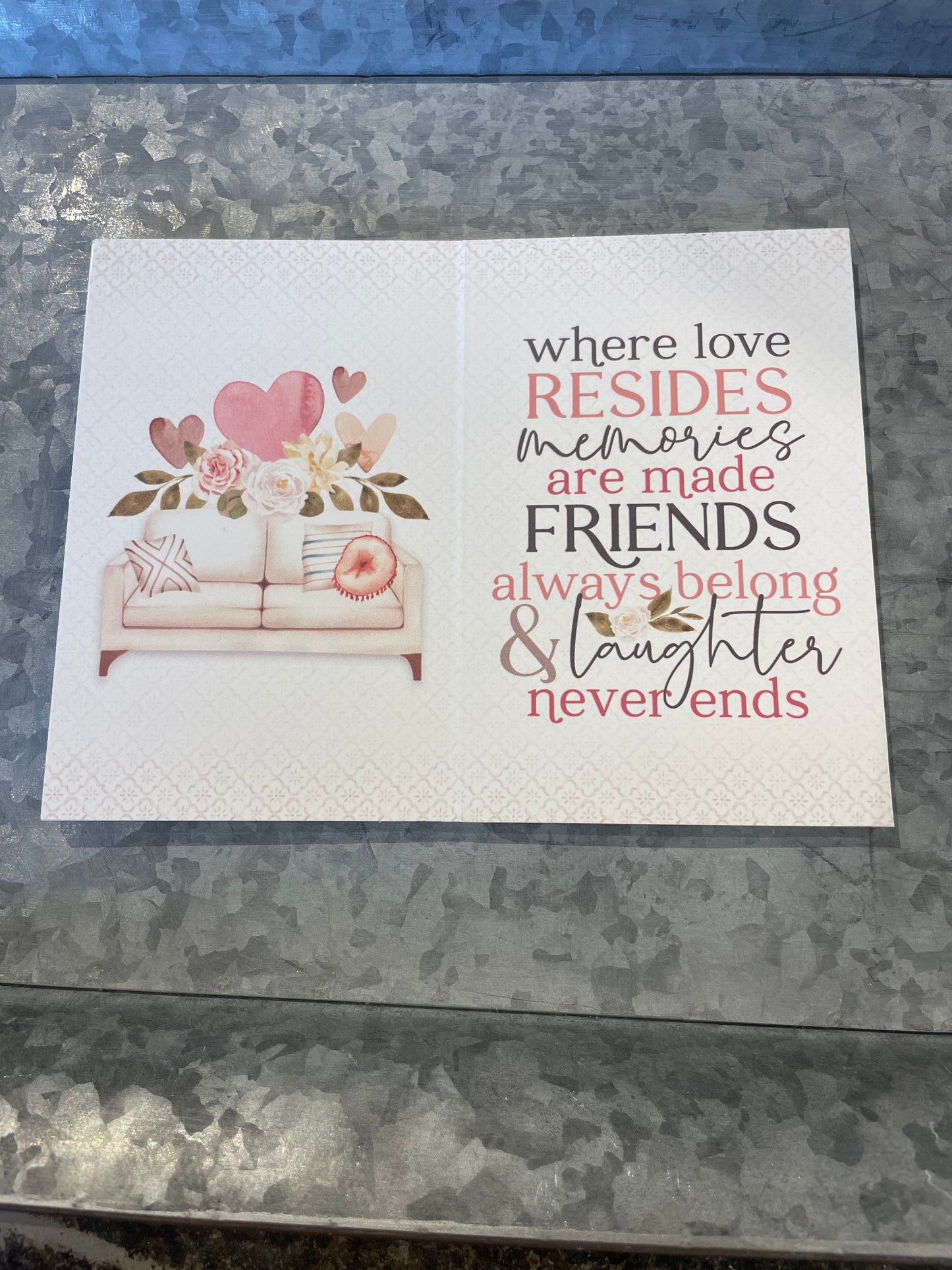 Our Home Keepsake Card