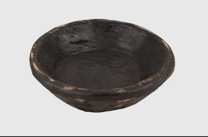 Black Round Dough Bowl