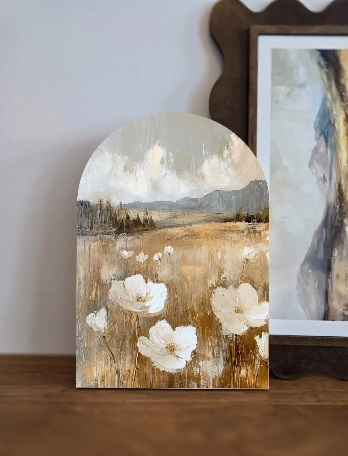 6”x4” Spring Botanical Wood Arch Print