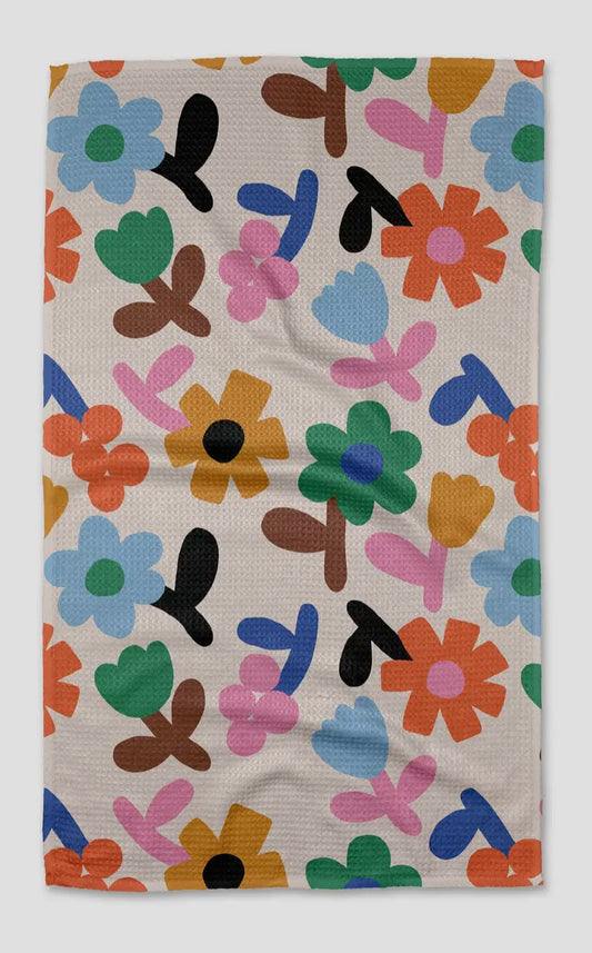 Sunny Bloom Tea Towel