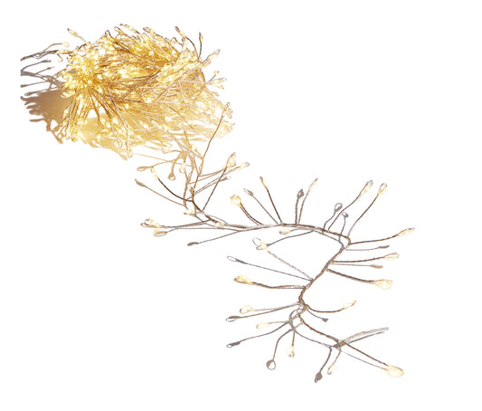 10’ Fairy Cluster Light on Silver Wire