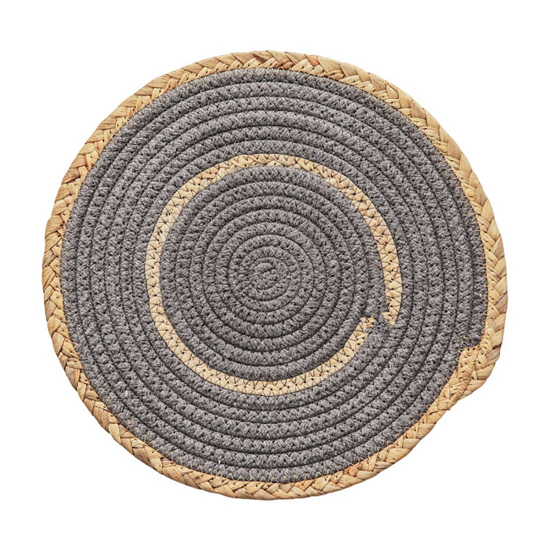 Hand-Woven Heat Resistant Rattan Cotton Rope Placemat