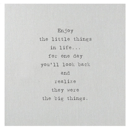 Mini Canvas, Enjoy The Little Things, Shelf Decor