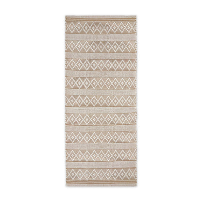 MOROCCO RUNNER RUG, BEIGE-WHITE, 2' x5'.