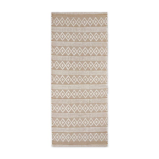 MOROCCO RUNNER RUG, BEIGE-WHITE, 2' x5'.