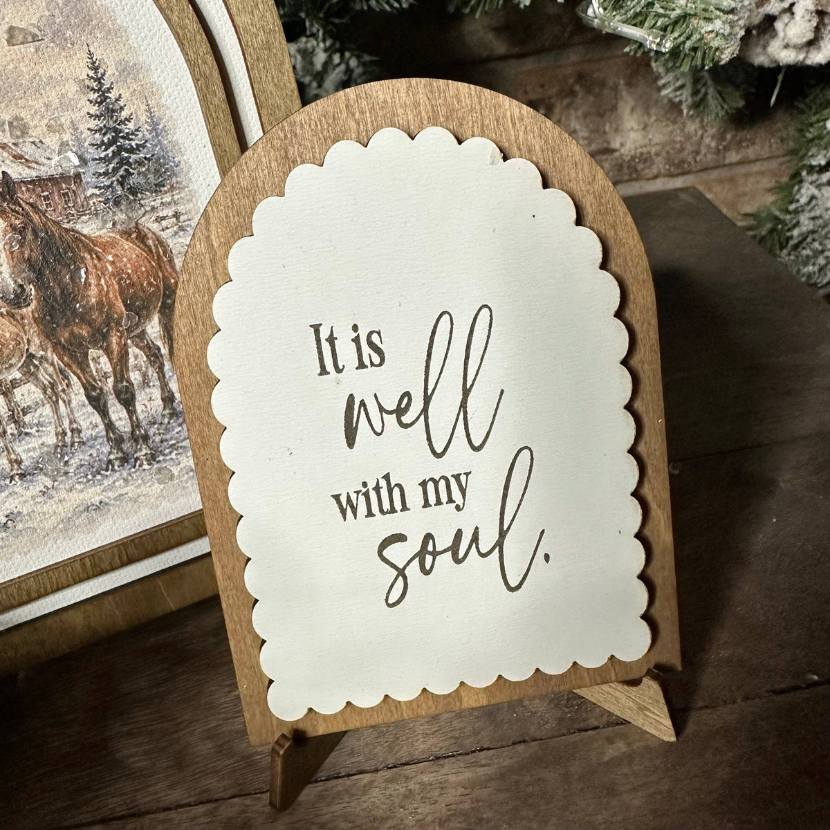 It Is Well Winter Horses | Coordinating Set