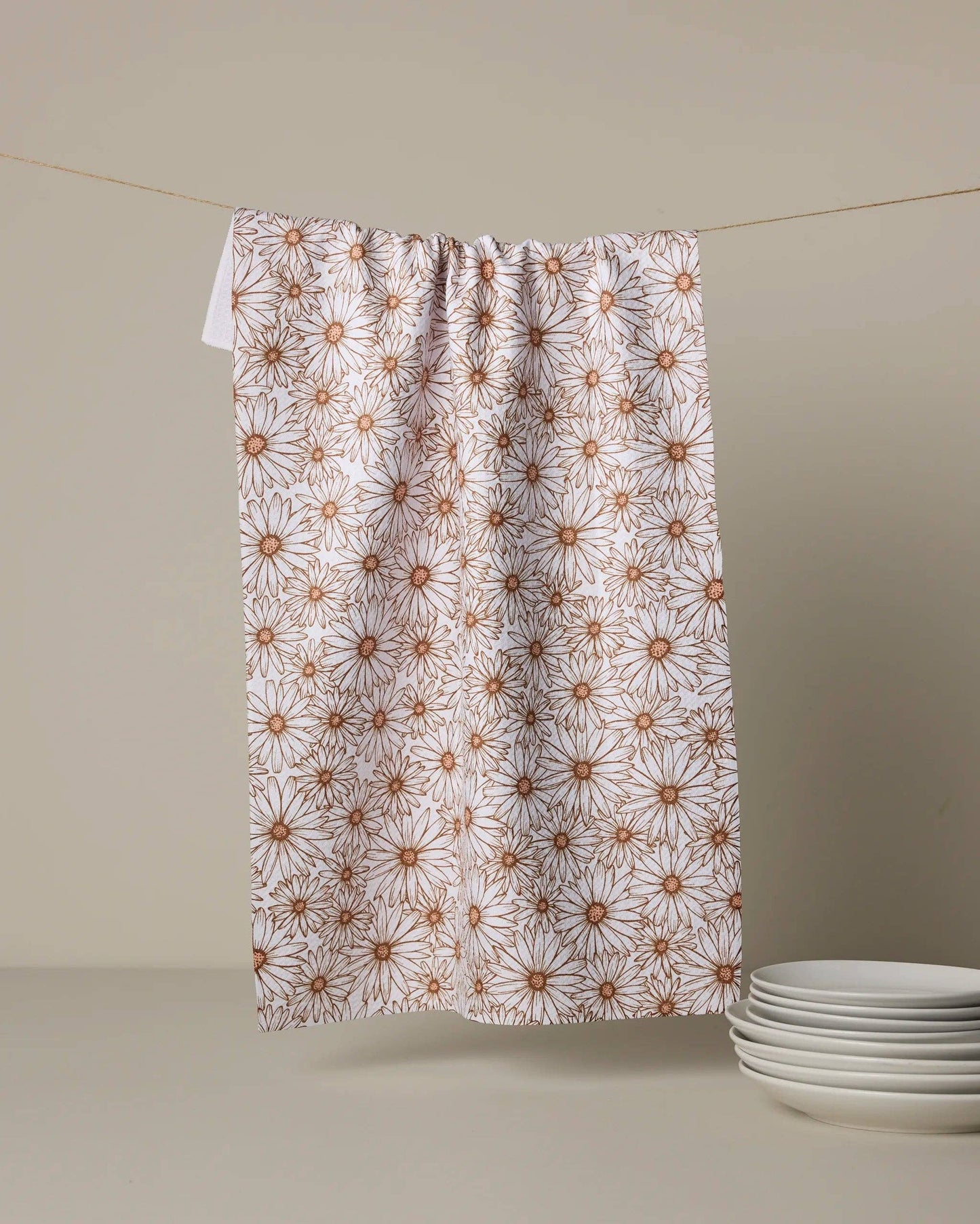 Daisy Trail Tea Towel