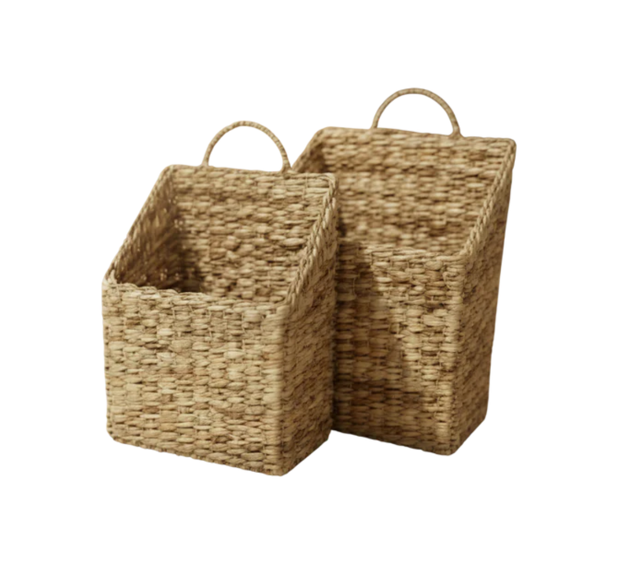 Natural Handled Wall Basket