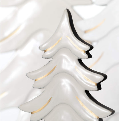 12.5” White Wood Tree