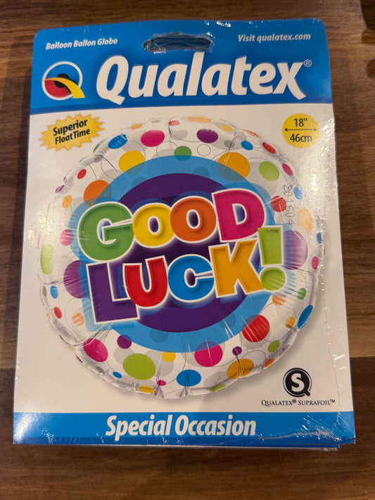 18” Good Luck Mylar Balloon