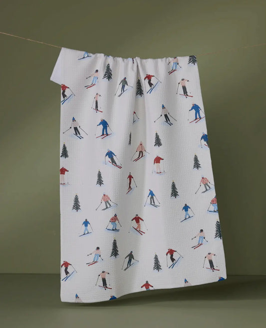 Alpine Run Tea Towel