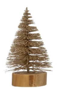 Gold Bottle Brush Tree-X/sm