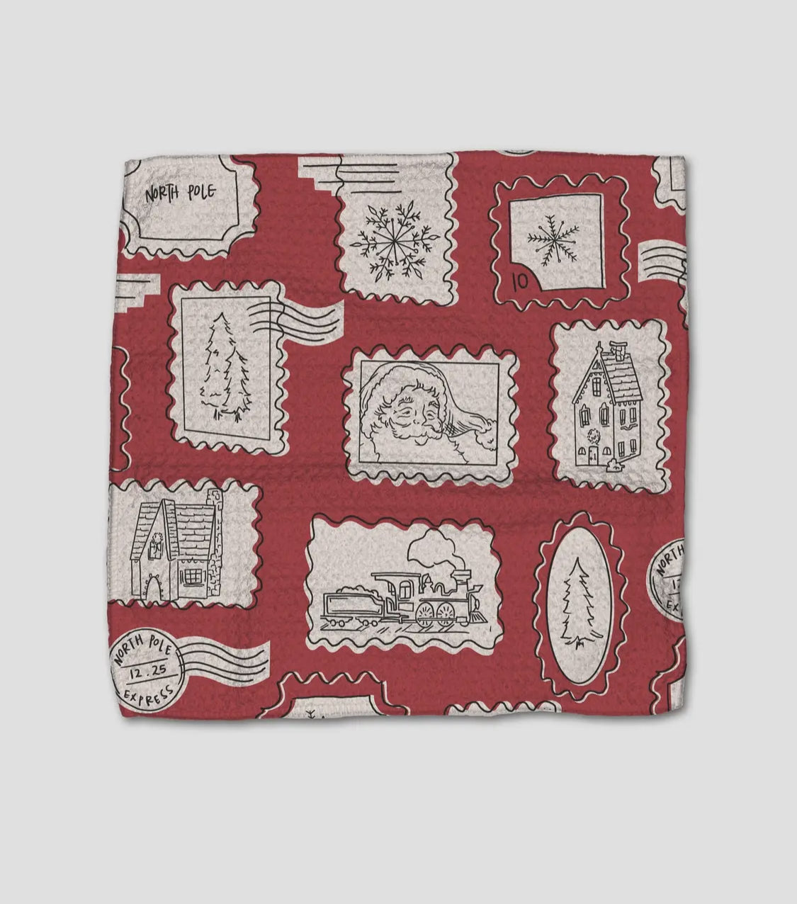 Christmas Santa Dishcloth Set