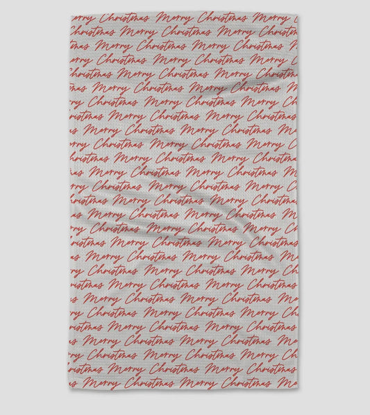 Christmas Greeting Tea Towel