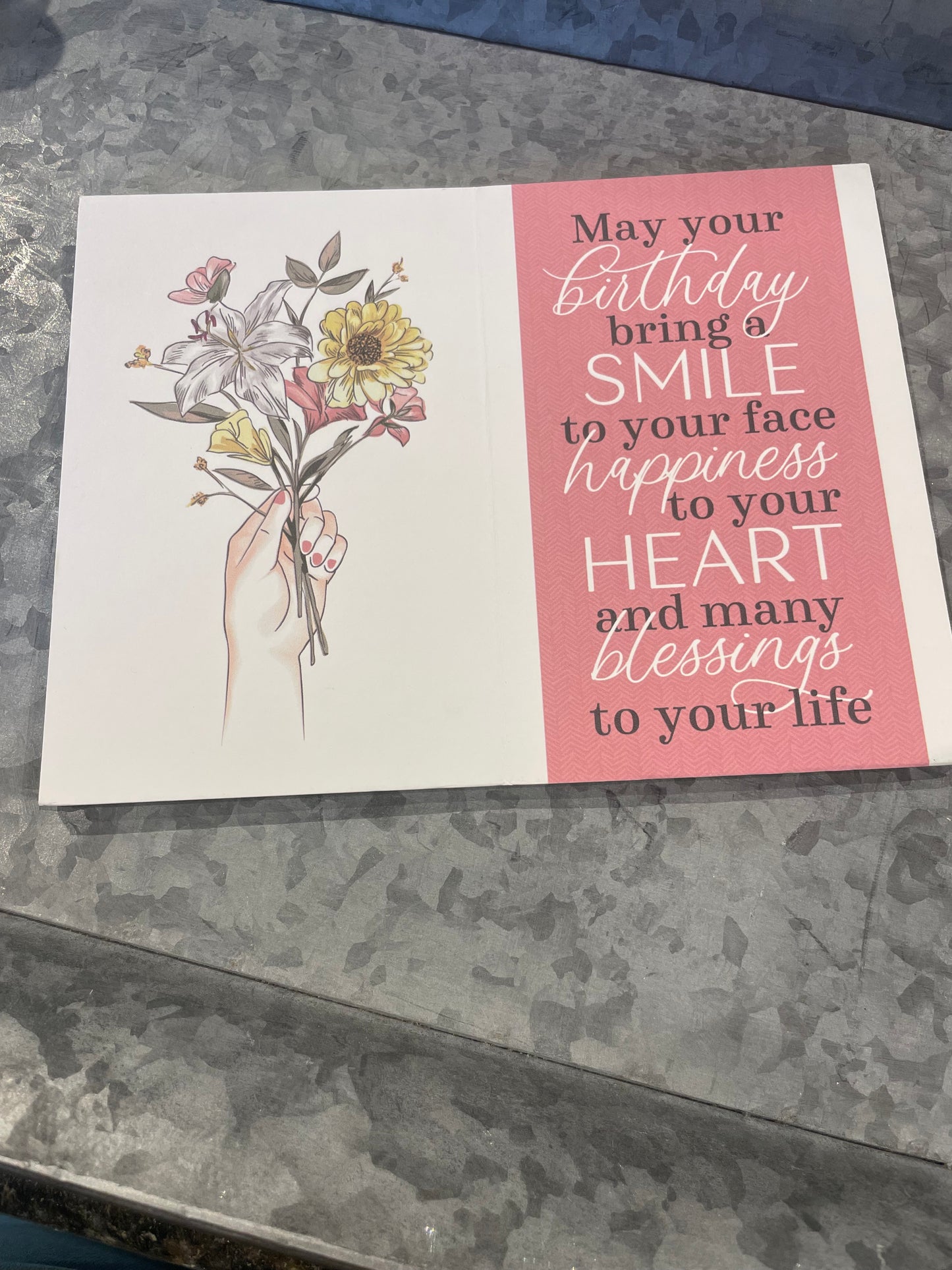 Birthday Wishes Keepsake Card