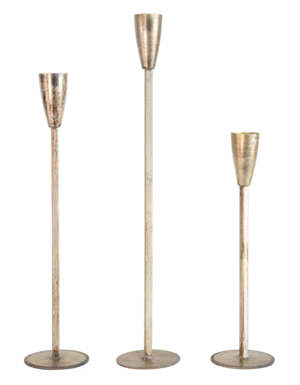 23.75” Gold Metal Taper Holder