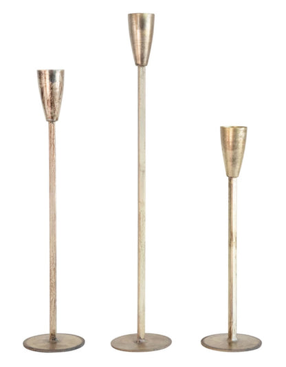 23.75” Gold Metal Taper Holder