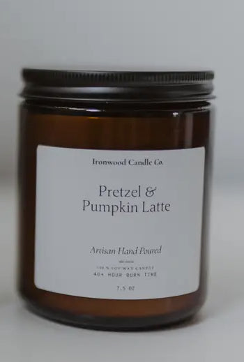 Pretzel & Pumpkin Latte Candle