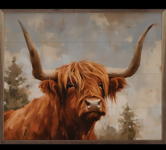 20”x 16” Highland w/Trees