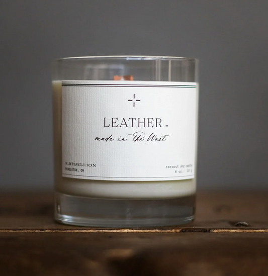 “Leather” Candle